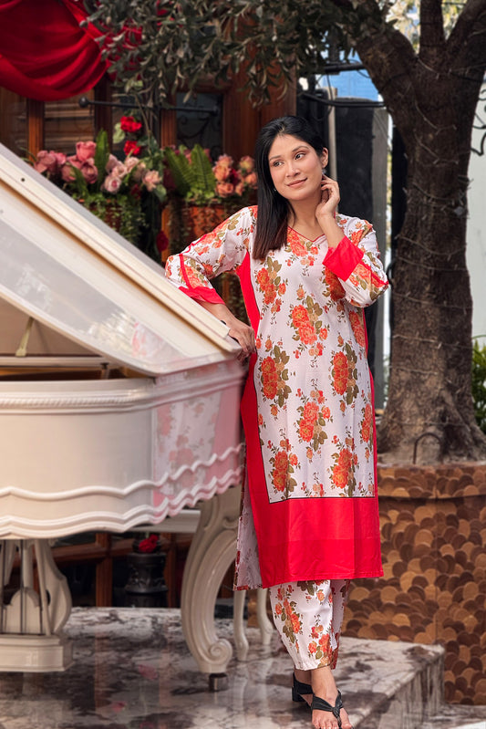 Rose Printed Co-ord sets